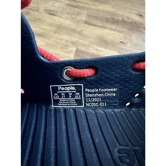 People Footwear Marine Blue Red Sienna Driver Loafer Slip On Waterproof Shoes 10 - Picture 6 of 9